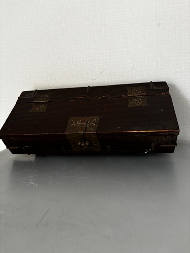Ancien coffret chinois bois - coffret,