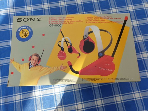 Vintage first sony talkie - first,