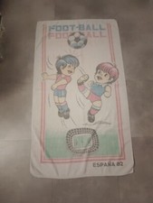 Très Rare Serviette De Plage Coupe Du Monde De Football Espagne 1982 Foot