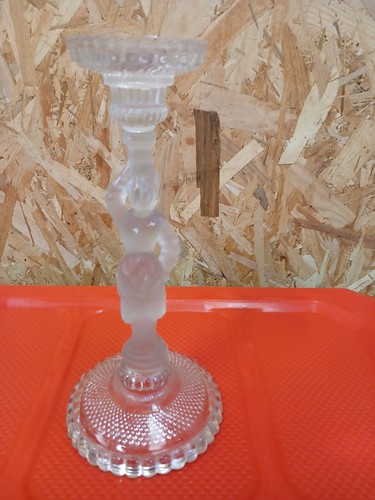Bougeoir verre moule - bougeoir, en