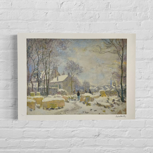 Claude monet effets - monet, d'hiver