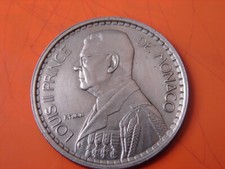 MONACO. 20 FRANCS 1947. LOUIS