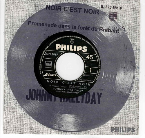 Jonny hallyday noir c - ,