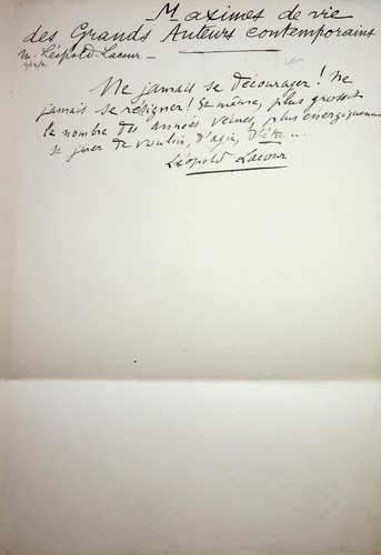Manuscrit s léopold - a.s,