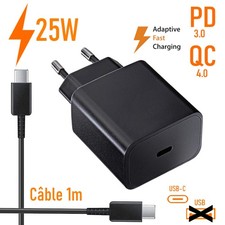 Chargeur Rapide + Câble USB-C