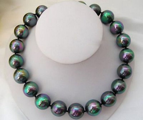 Rainbow black shell pearl - rainbow,