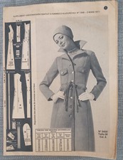 PATRON  MANTEAU FEMME TAILLE