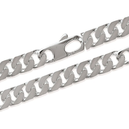 Chaine maille gourmette argent