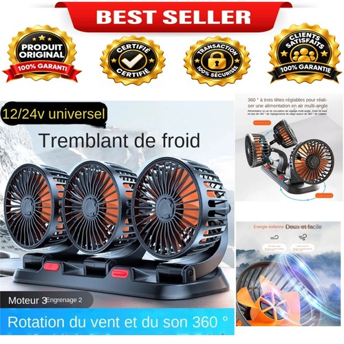 Ventilateur voiture usb 12v - voiture,