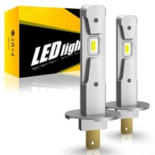 LED H1 200W 10000lm 6000K Mini Taille Plug And Play Ampoules Blanches