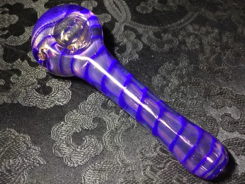 Glass pipe spoon style - glass,
