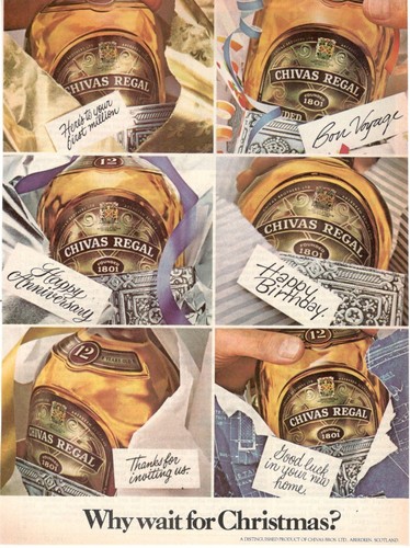 Chivas regal whisky - chivas, Écossais