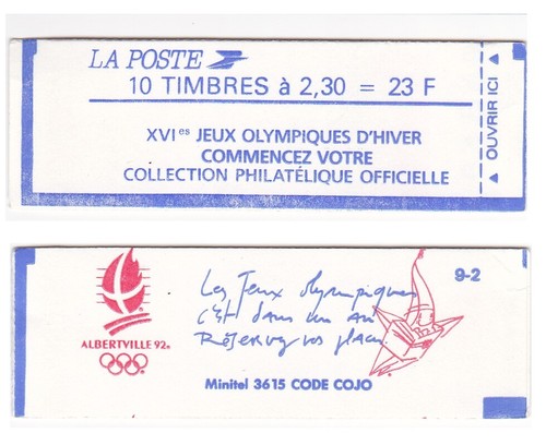 France carnet jeux olympiques