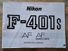 Nikon F401s user manual