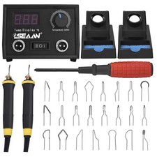 Kit Pyrogravure Bois60W 31 Pcs Pyrograveur sur Bois Professionnel Machine à P...