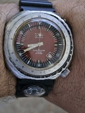Montre Difor Super Étanche Mecanique  1970 Fonctionne Parfaitement 