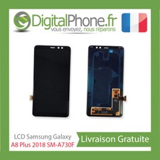 ECRAN LCD ORIGINAL Samsung A8 Plus 2018 SM-A730F Black GH97-21534A --TVA--