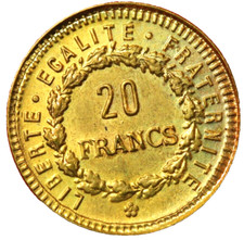 #3061 Jeton 20 Francs Génie