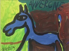 JABER 32x24cm art brut années