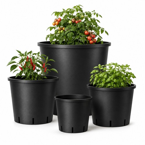 Pot fleurs rond en - pot, de
