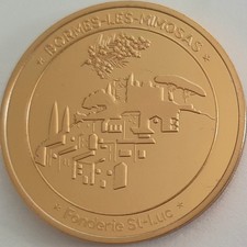 Jeton Fonderie Saint Luc - Bormes-Les-Mimosas - Village et Blason