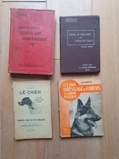 LOT 4 LIVRES SUR LES CHIENS  DRESSAGE
