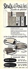 PUBLICITE ADVERTISING 034 1960 ROCHE BOBOIS  meubles canapés lits