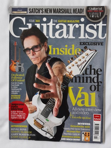 Guitarist magazine steve vai - guitarist,