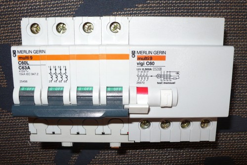 Disjoncteur differentiel tetra - disjoncteur,
