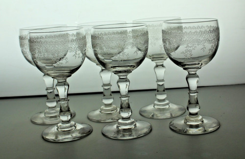 Anciens verres cristal de - en,