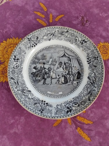 Assiette porcelaine opaque - assiette,