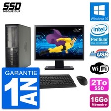 PC HP Pro 4300 SFF Ecran 22"