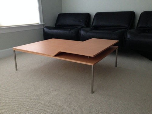 Coffee table blonde wood - table,