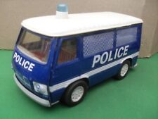 FOURGON  A FRICTION " PEUGEOT  J7  POLICE " JOUET JOUSTRA  ANNÉES 60 70