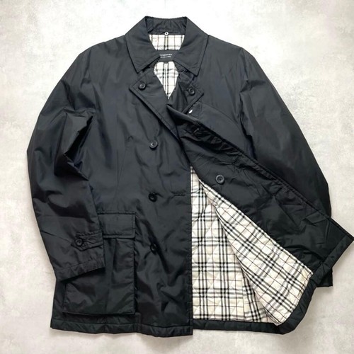 Trench coat matelassé noir - trench-coat,