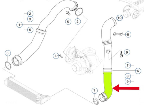 Durite turbo lls compatible - durite,