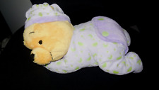 doudou peluche Winnie mauve violet couché brille lune nuage DISNEY