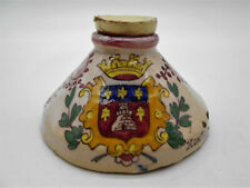  ENCRIER ARMOIRIES DE HONFLEUR EN FAÏENCE DE DESVRES / ROUEN A IDENTIFIER