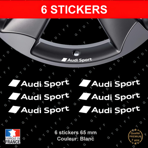 Stickers audi sport blanc - audi,