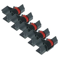 5x Rouleau encreur Noir-Rouge