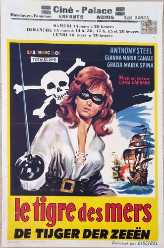 Affiche ancienne cinéma belge
