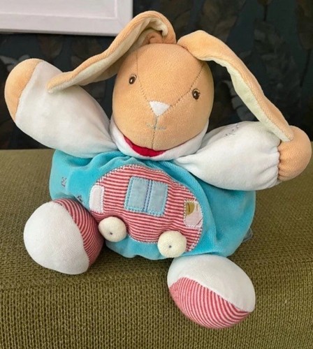 Gros doudou boule lapin - gros,