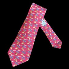 cravate HERMES vintage en soie