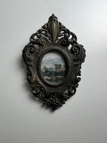 Cadre photo baroque laiton - baroque, en