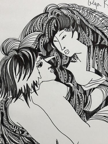 Très beau dessin portrait - très,