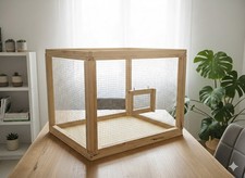 Grande cage oiseaux bois - , kit