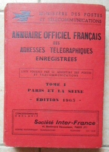 Annuaire officiel français