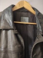 Veste longue homme Cuir Buffle vintage "CELIO SPORTWEAR"  TXL BON ETAT