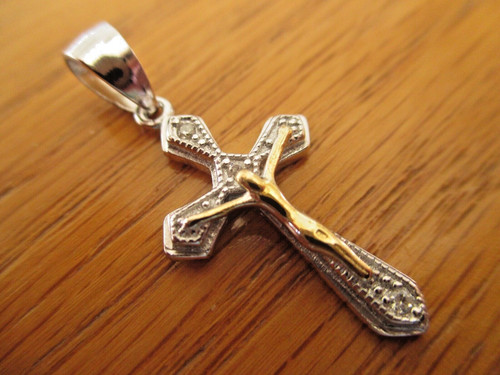 925 croix argent sterling - en,