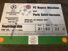 Ticket )) FC BAYERN V PSG -